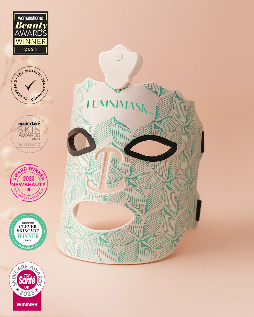 LumniMask red light therapy face mask for anti-aging and skin rejuvenation