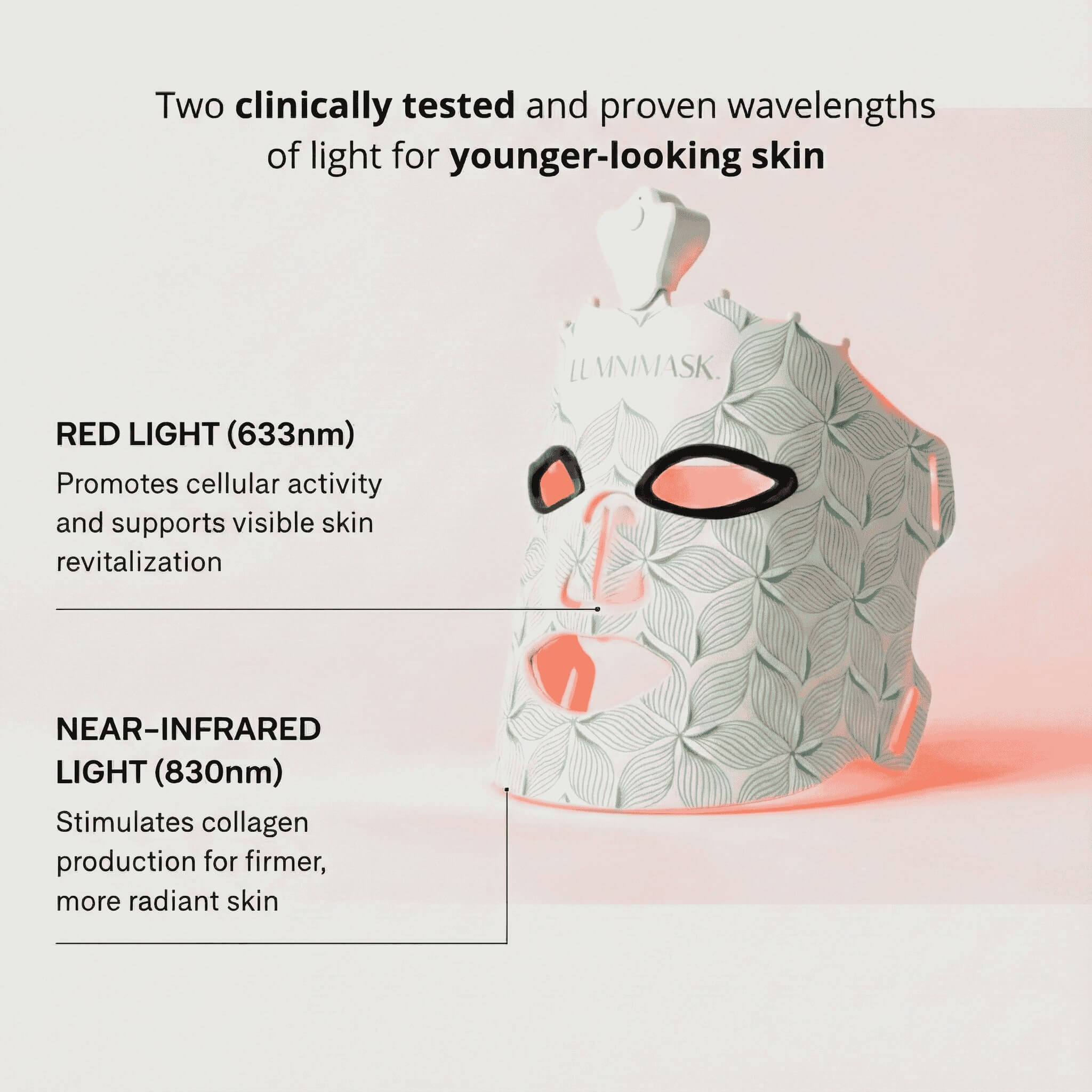 LumniMask™ LumniMask 7 - Color Pro LED Therapy Mask LED Face Mask - FDA - Cleared Wireless Red Light Therapy